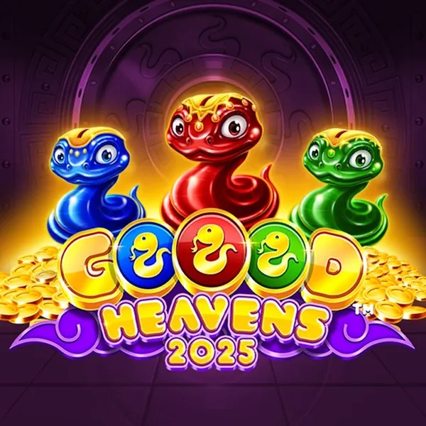 Goood Heavens slot logo by Rarestone Gaming at Supraplay Casino